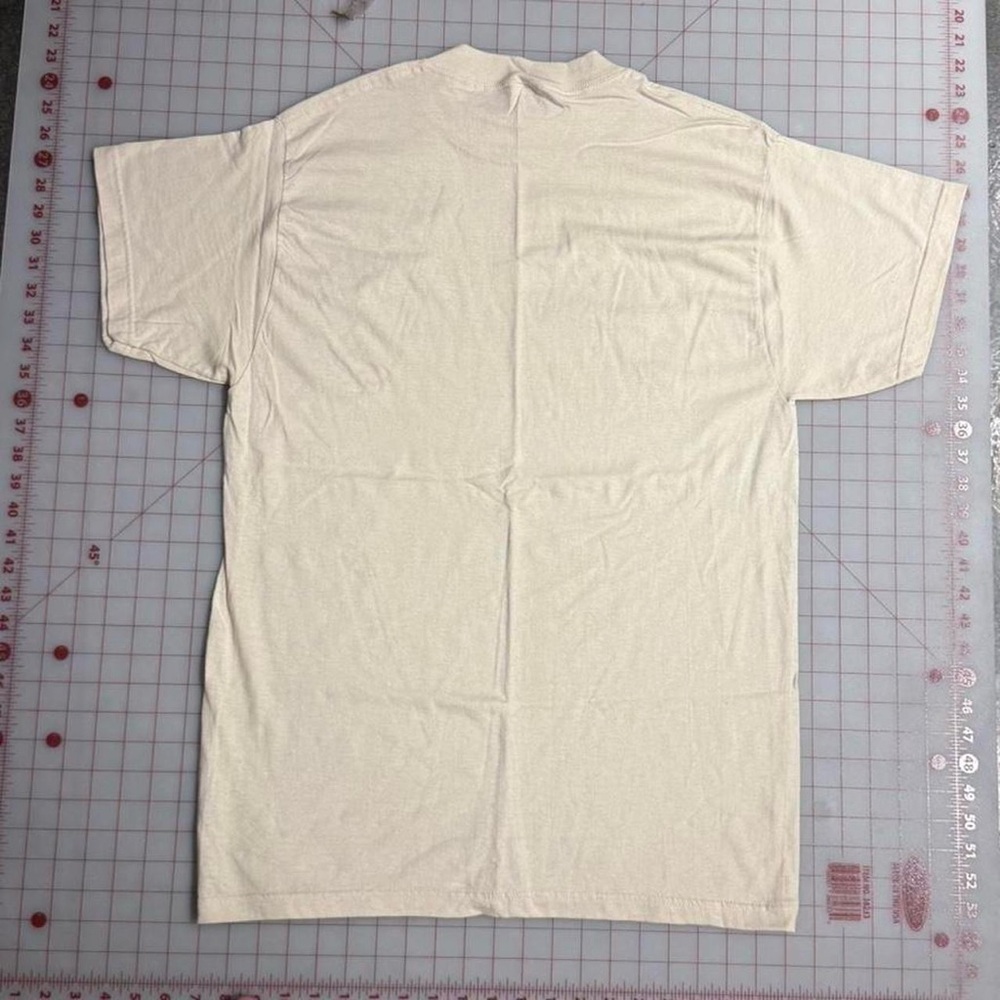 VINTAGE GOLF TOP SAIL ISLAND NC CREAM TEE LARGE NWT - Picture 7 of 8
